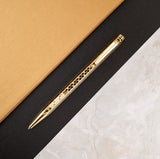 Caran D'Ache Damier Ecridor Ballpoint Pen - Gold