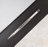 Caran D'Ache Damier Ecridor Ballpoint Pen - Grey Silver