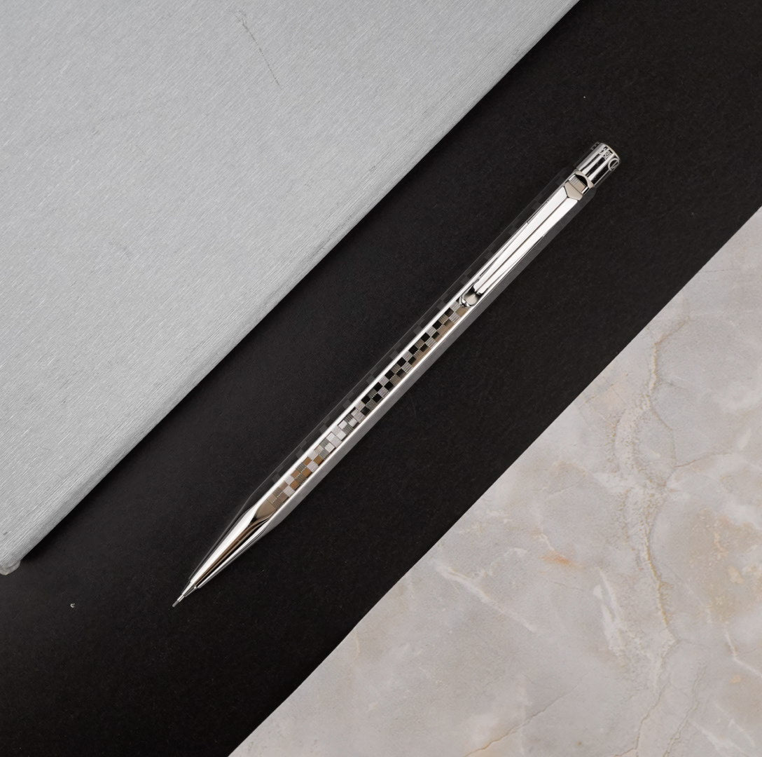 Caran D'Ache Damier Ecridor Mechanical Pencil - Grey Silver