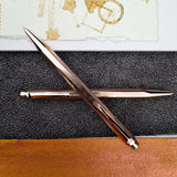 Caran d'Ache 849 Ecridor Gold Ballpoint Pen - Chevron Rose