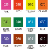 Kuretake Zig Fudebiyori Brush Lettering Markers (Set of 12)