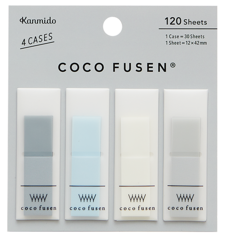 Kanmido Coco Fusen Color Sticky Notes - Medium