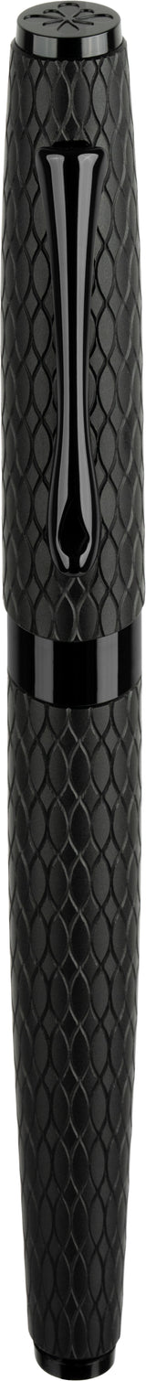 Diplomat Cobra Fountain Pen - Black Guilloche