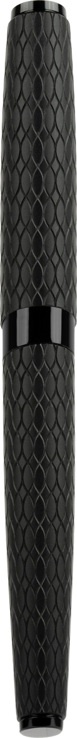 Diplomat Cobra Fountain Pen - Black Guilloche