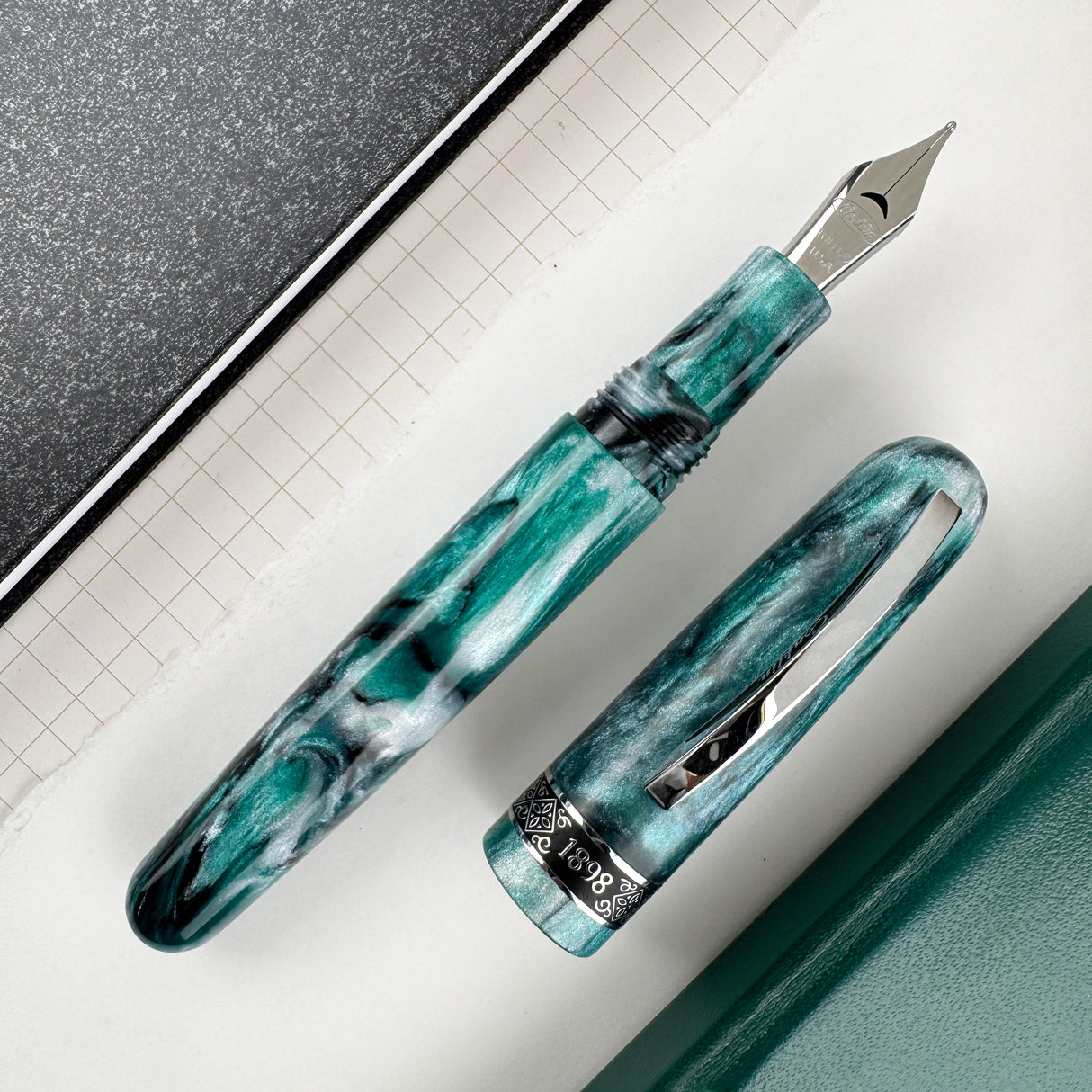 Conklin 1898 Fountain Pen - Ocean Frost (Atlas Exclusive)
