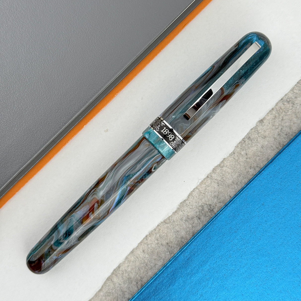 Conklin 1898 Fountain Pen - Stormy Seas