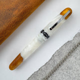 Conklin 1898 Spectra Fusion Fountain Pen - White Chrome w/14k Nib (Limited Edition)