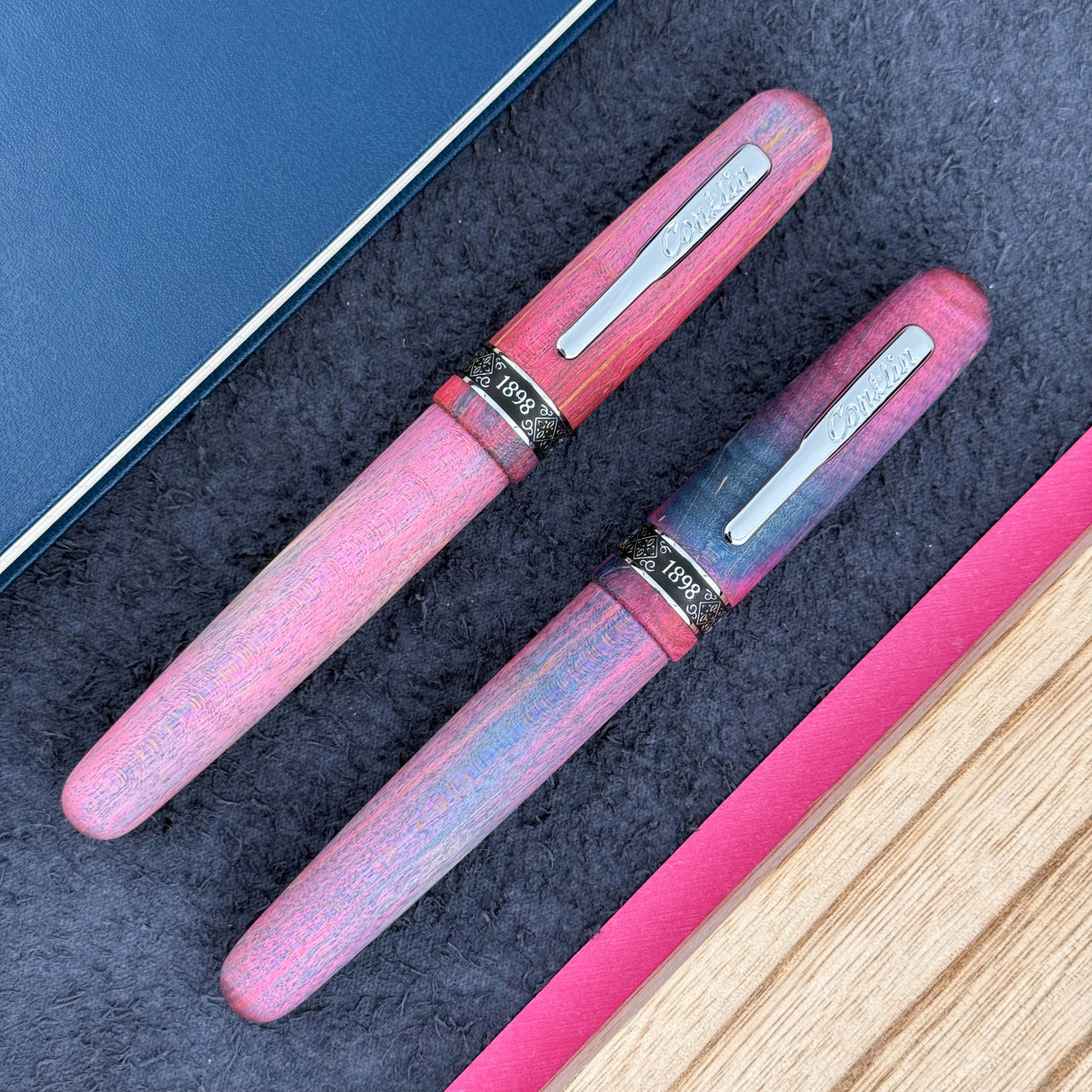 Conklin 1898 Stabilized Wood Rollerball Pen - Matte Purple (Limited Edition)