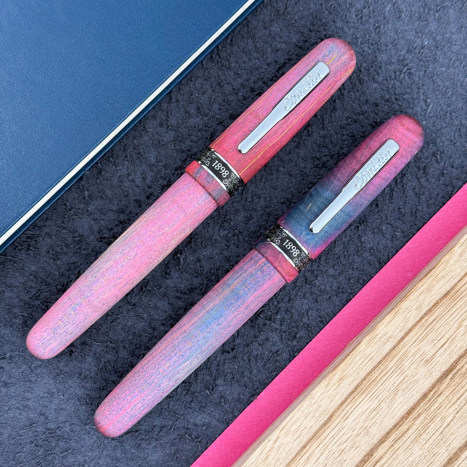 Conklin 1898 Stabilized Wood Rollerball Pen - Matte Purple (Limited Edition)