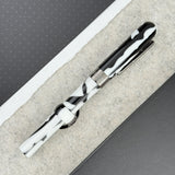 Conklin Mark Twain Crescent Collection Fountain Pen - Black/White