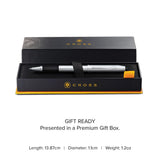 Century II Lustrous Chrome Rollerball Pen - gift box and specs