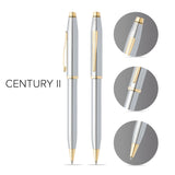 Century II Medalist Ballpoint Pen - info graphic