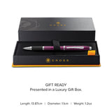 Century II Midnight Plum Rollerball Pen - gift box and specs