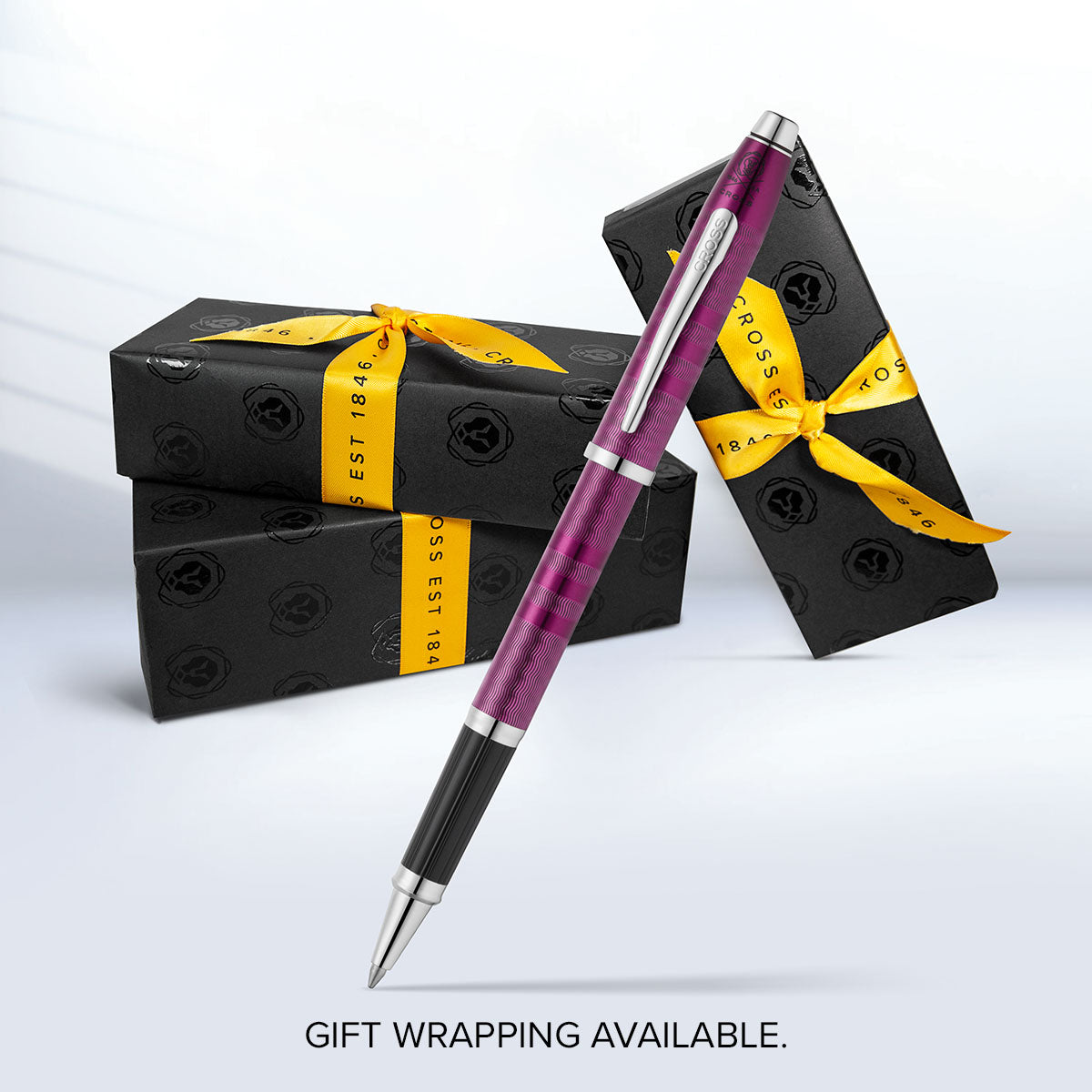 Century II Midnight Plum Rollerball Pen - gift wrapping
