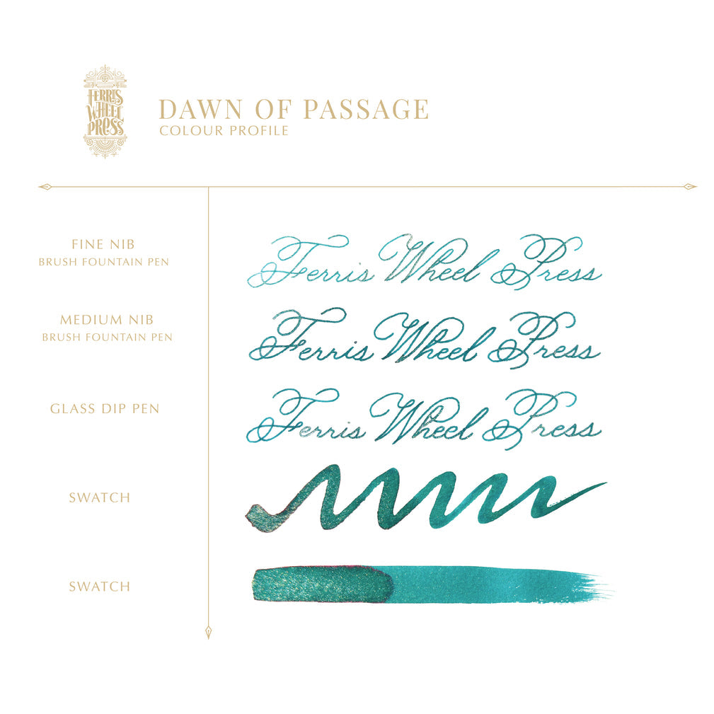 Ferris Wheel Press The Book of Knights Series - Dawn of Passage - 20ml Bottled Ink