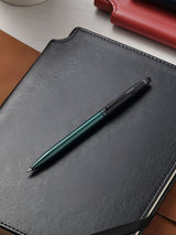 Click Tuxedo Satin Metallic Green Ballpoint Pen Mechanism