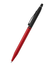 Click Tuxedo Satin Metallic Red Ballpoint Pen Side