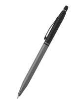Click Tuxedo Satin Metallic Gray Ballpoint Pen Side