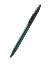 Click Tuxedo Satin Metallic Green Ballpoint Pen Angle