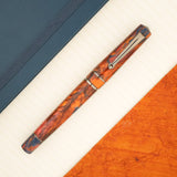 Delta Duna Fountain Pen - Montana Sunset w/ Ruthenium Trim (Limited Edition)