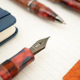 Delta Duna Fountain Pen - Montana Sunset w/ Ruthenium Trim (Limited Edition)
