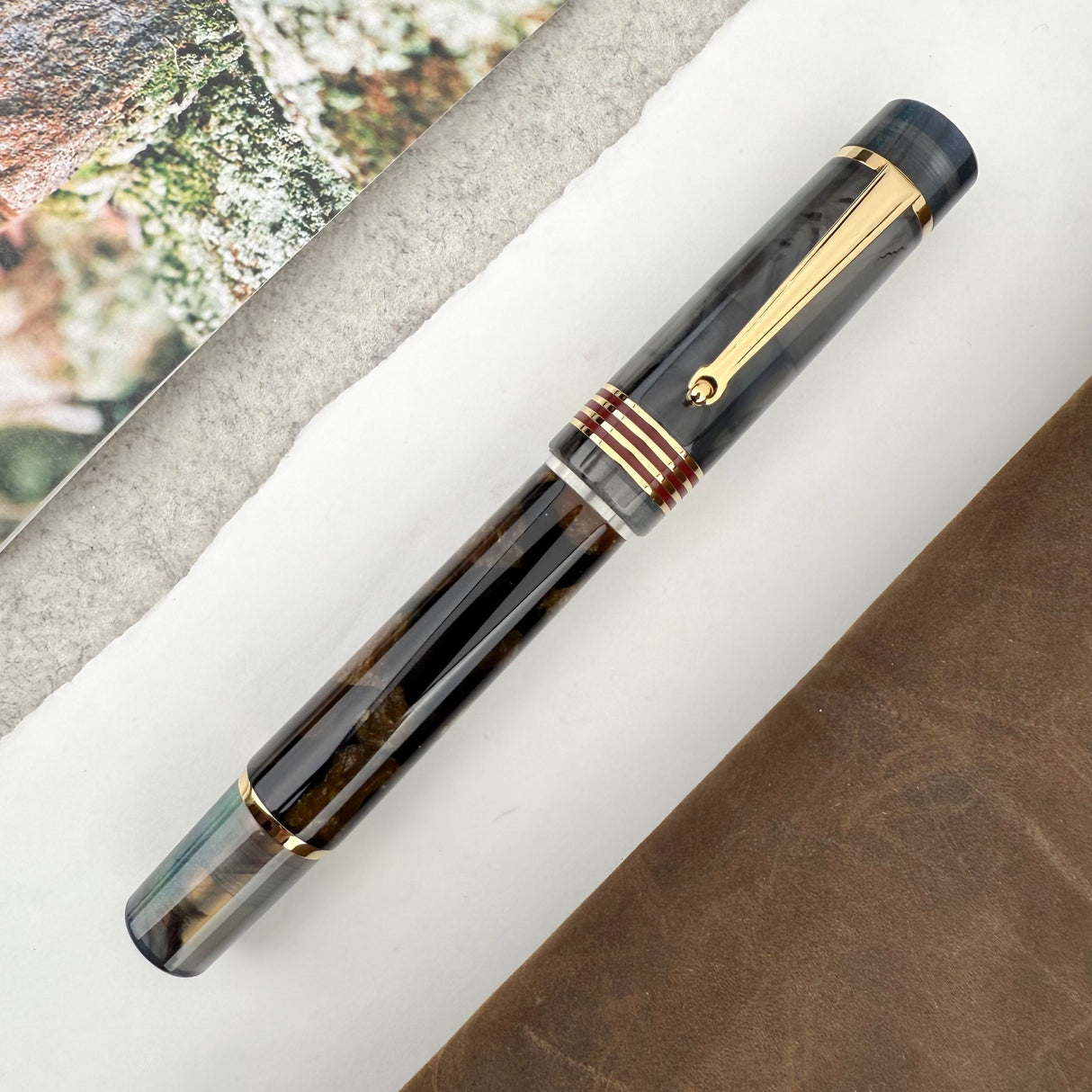 Delta Four Rings Collection Fountain Pen - Dolomiti Winter Stone (Limited Edition)