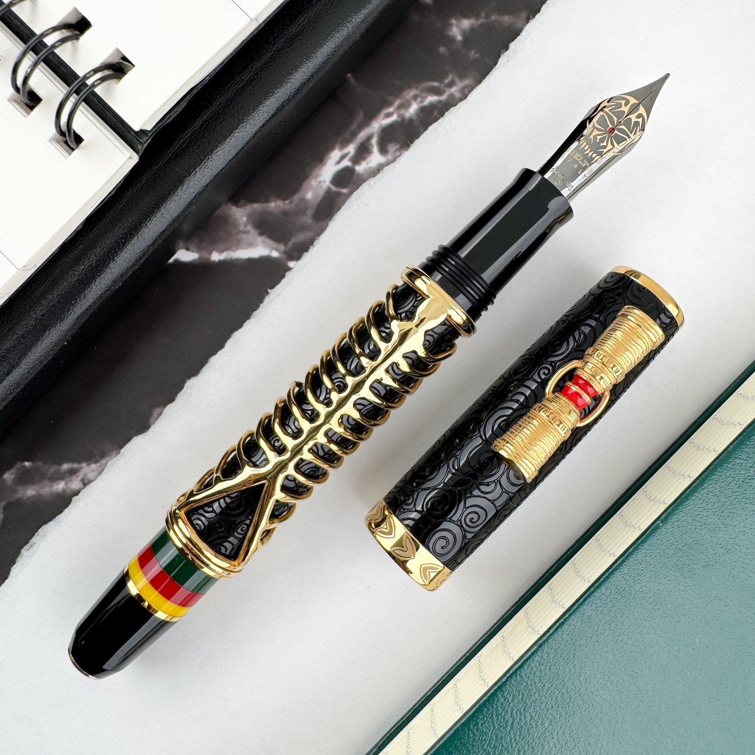 Delta Indigenous People Vermeil Fountain Pen - Simbu (Limited Edition)