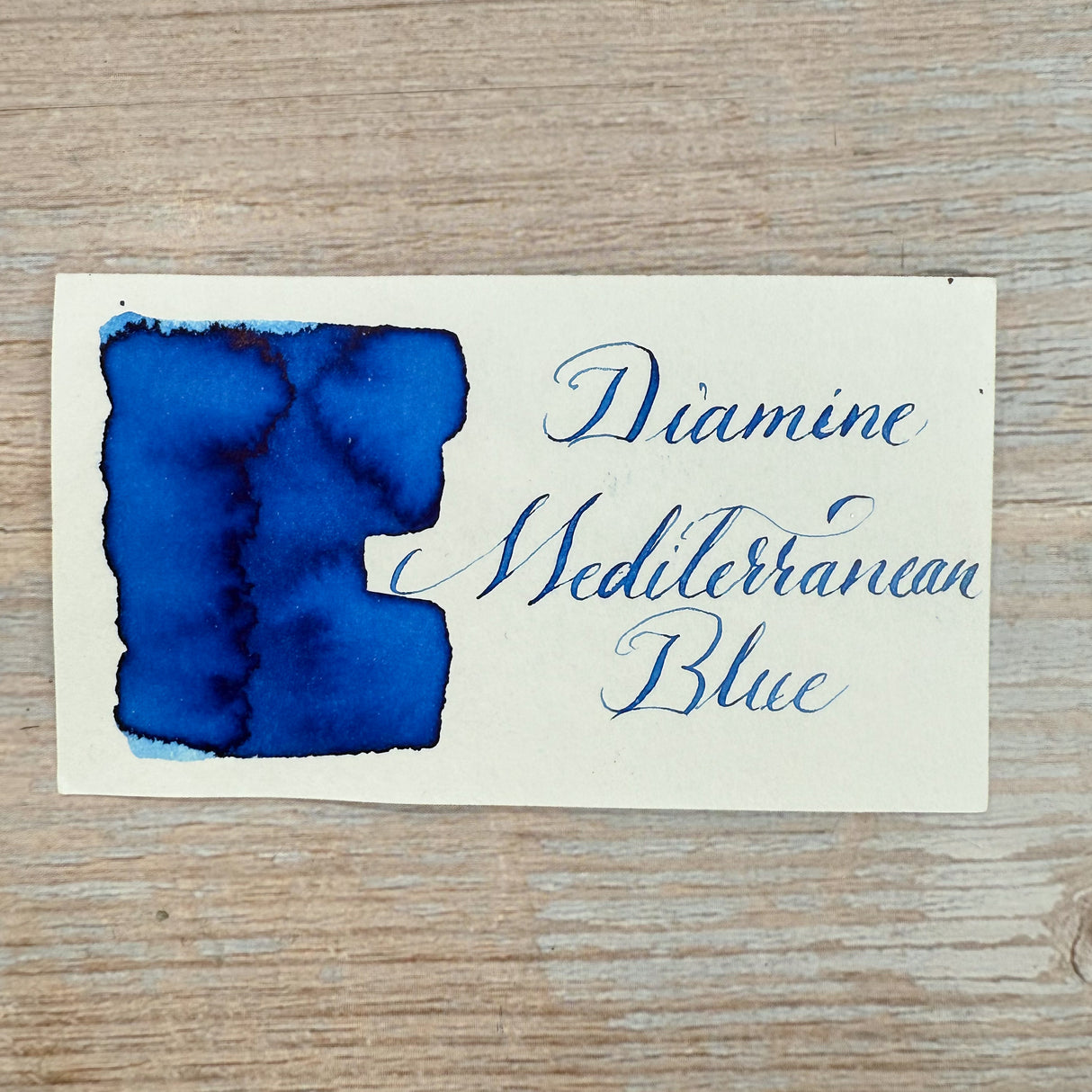 Diamine Mediterranean Blue - 80ml Bottled Ink