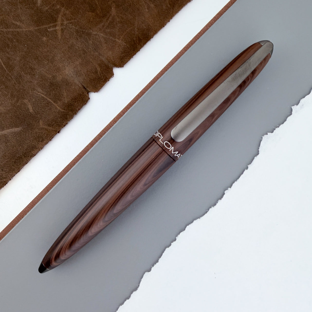 Diplomat Aero Fountain Pen - Black Forest