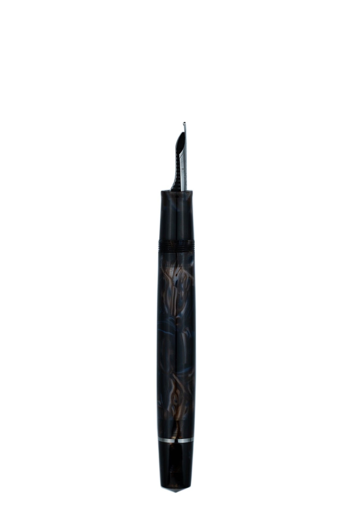 Omas Bologna Galassia Fountain Pen - Ruthenium Trim