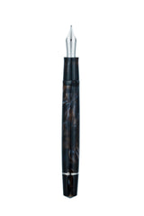 Omas Bologna Galassia Fountain Pen - Silver Trim