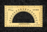 Galen Leather Co. The Rectangle Protractor - Solid Brass