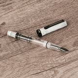 TWSBI Eco Fountain Pen - Carrara w/Onyx