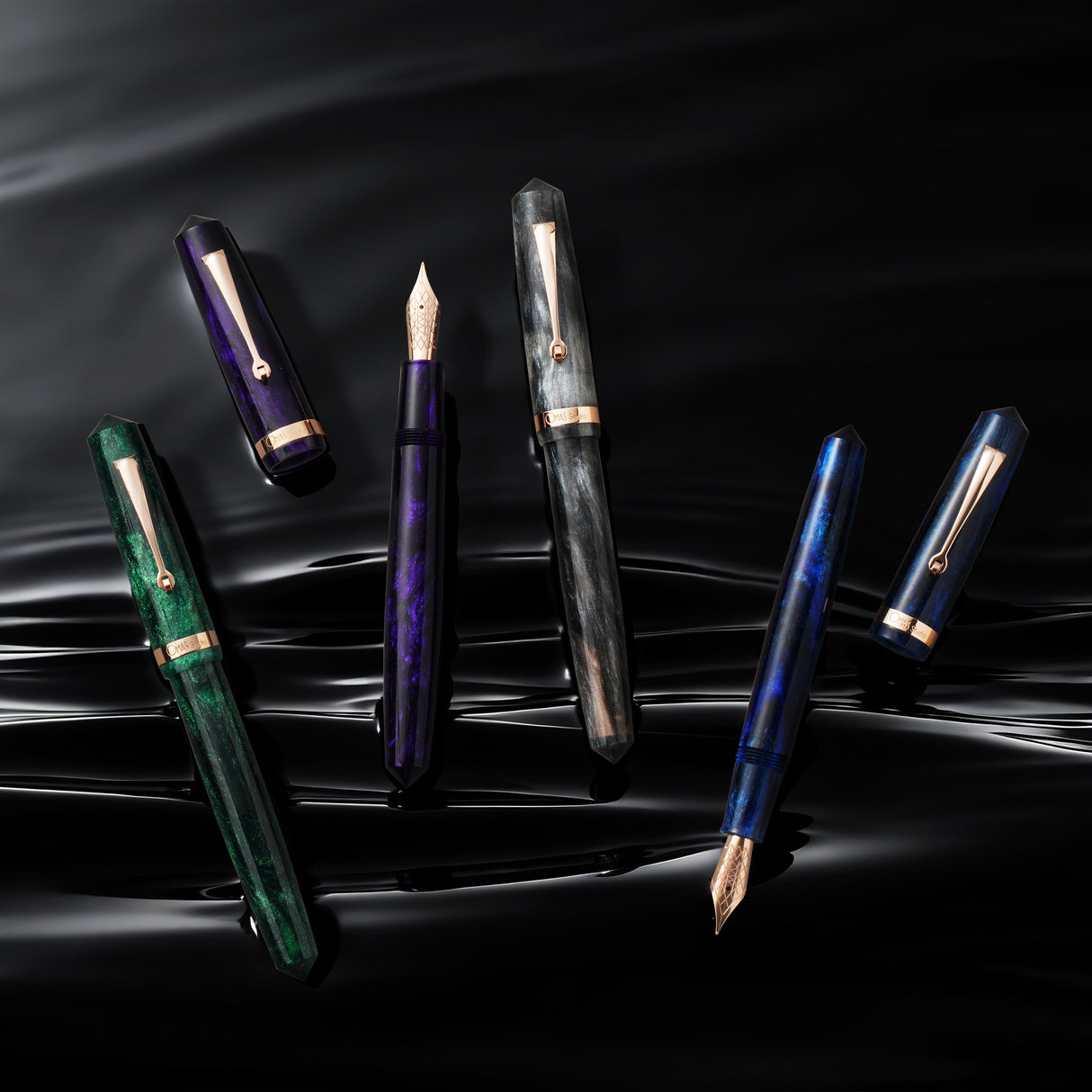 Omas Studio Fountain Pen - Smeraldo Elegante