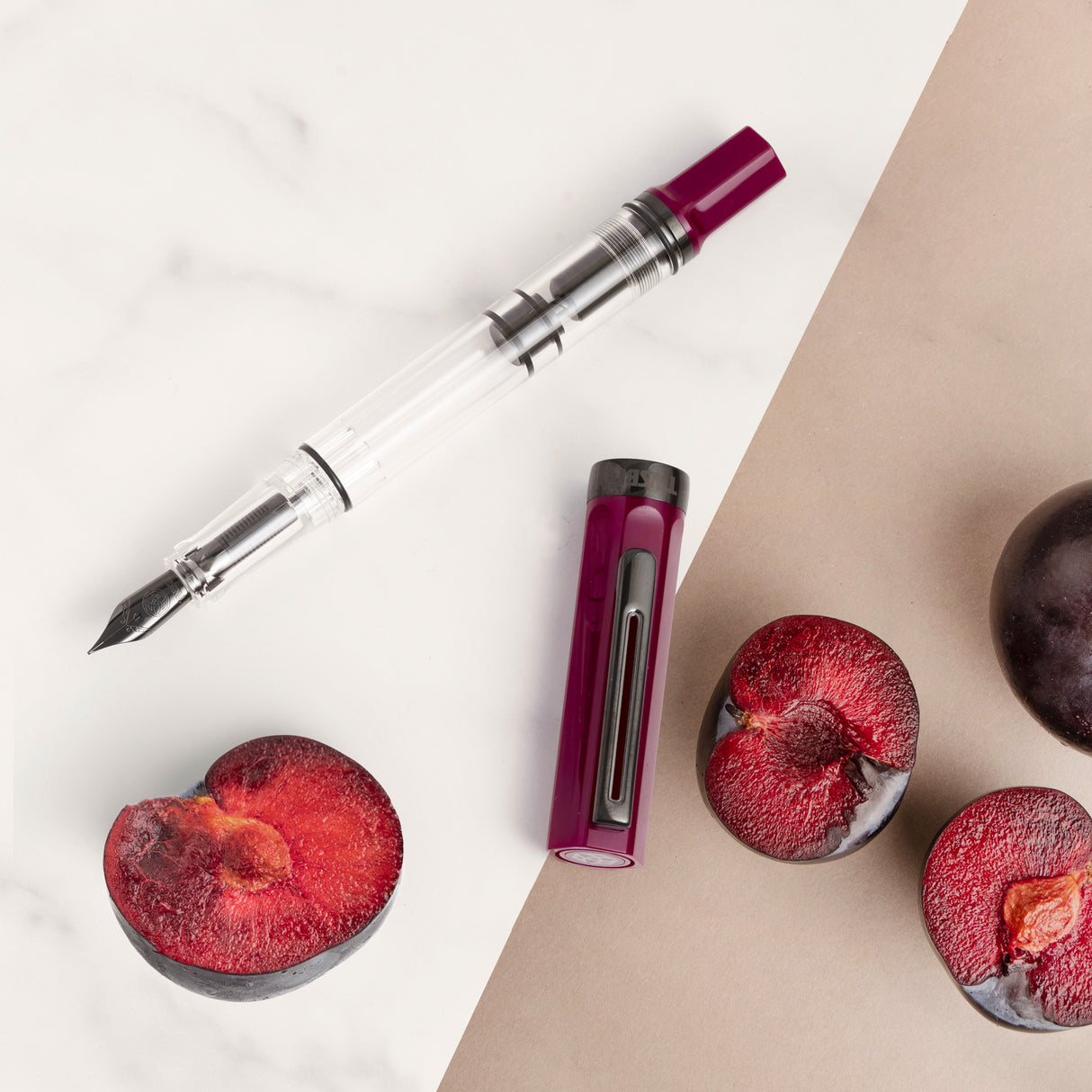 TWSBI Eco Fountain Pen - Plum w/Onyx