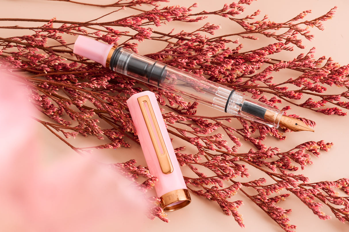 TWSBI Eco Fountain Pen - Pink Lemonade w/ Bronze