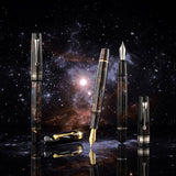 Omas Bologna Galassia Fountain Pen - Gold Trim