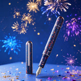Nahvalur (Narwhal) Nautilus Fountain Pen - Fireworks