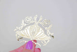 CoraCreaCrafts Golden Moth Bookmark
