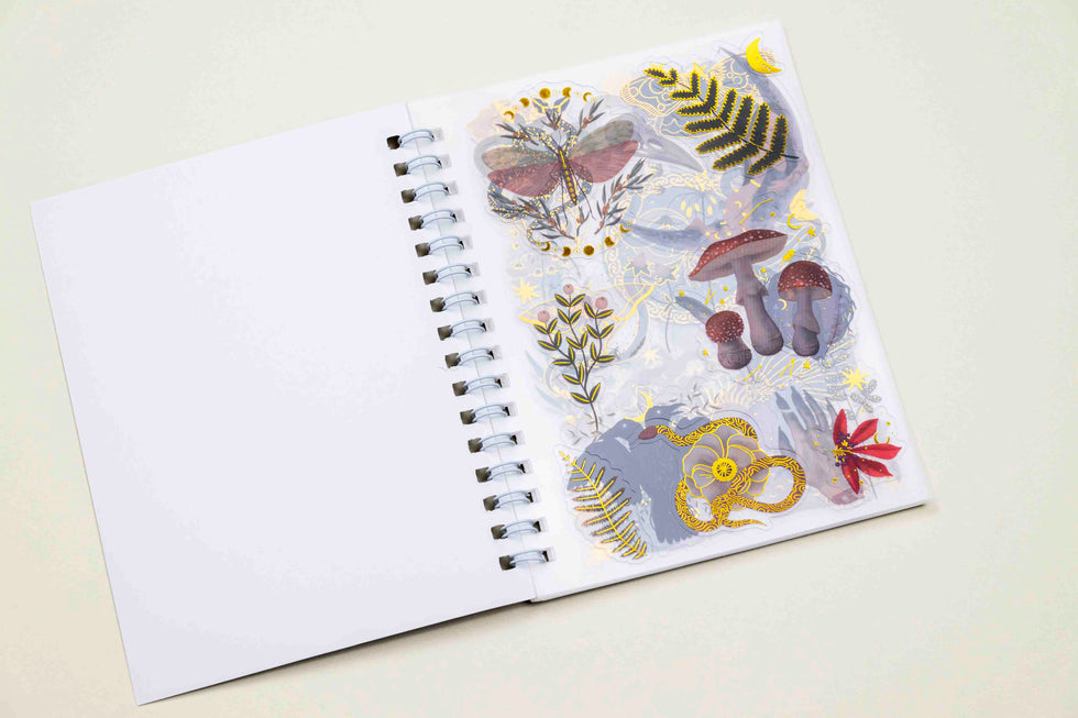 CoraCreaCrafts Mystical Midsummer Sticker Book