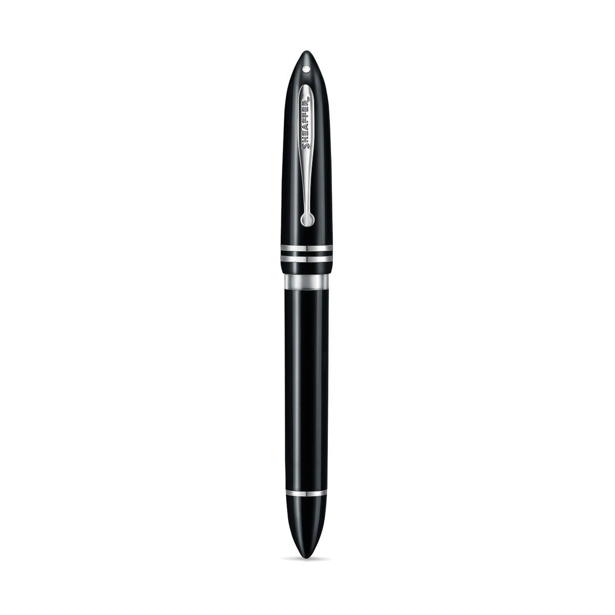 Sheaffer Balance III Fountain Pen - Black w/ Chrome Trim