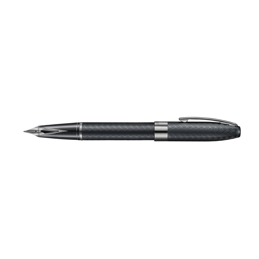 Sheaffer Legacy Chevron Fountain Pen - Matte Black