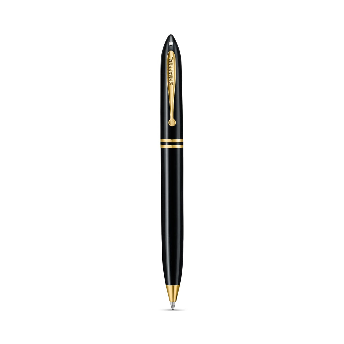 Sheaffer Balance III Ballpoint Pen - Black w/ Gold Trim