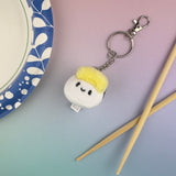 Emii Creations Tiny Nigiri Sushi Keychain -  Shrimp Tuna Salmon Egg