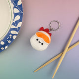 Emii Creations Tiny Nigiri Sushi Keychain -  Shrimp Tuna Salmon Egg