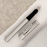 Faber-Castell Grip 2011 Fountain Pen - Silver
