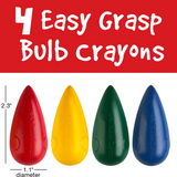 Faber-Castell Little Creatives 4 Easy Grasp Bulb Crayons