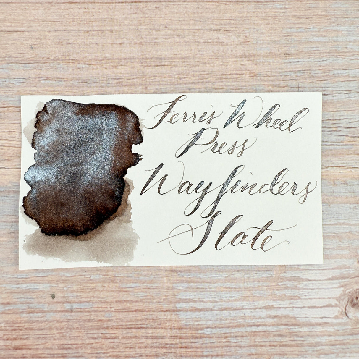 Ferris Wheel Press - Wayfinders Slate- 38ml Bottled Ink (Special Edition)