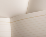 Field Notes Hunter's Moon interior pages, ochre ruled and blank