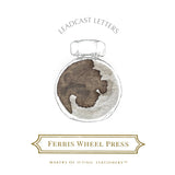 Ferris Wheel Press Leadcast Letters - 38ml Bottled Ink